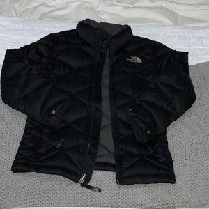The North Face Black Girl’s Small Winter Coat